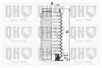 QUINTON HAZELL qg1196 -  Комплект пыльника, рулевое управление